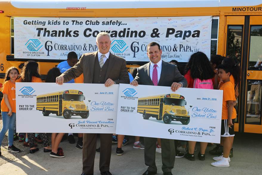 Corradino & Papa Presents $100,000 to Boys & Girls Club of Clifton