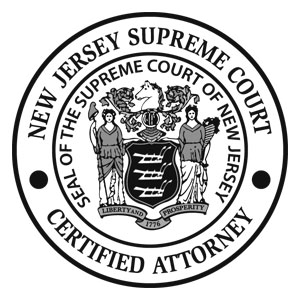New Jersey Supreme Court Certified Attorney Seal